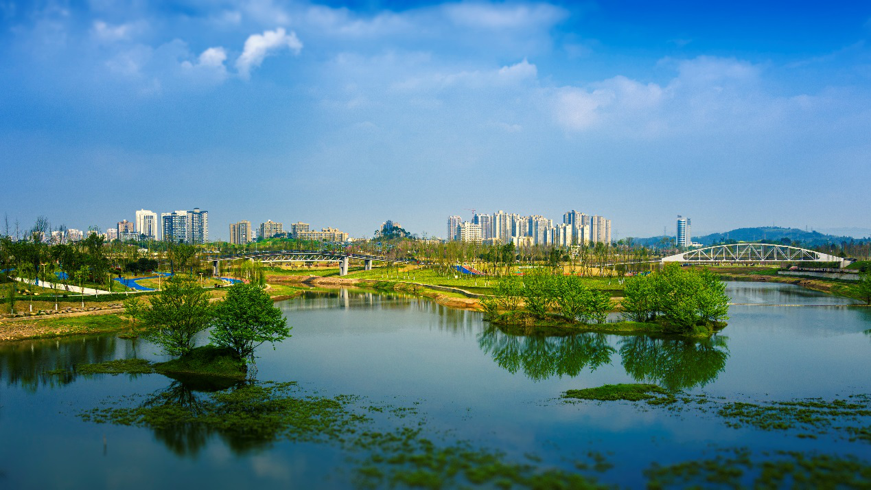 (图片:铜梁一景 来源:金科原乡溪岸项目)